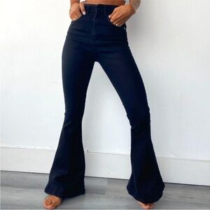 Black Flared Women's Pants